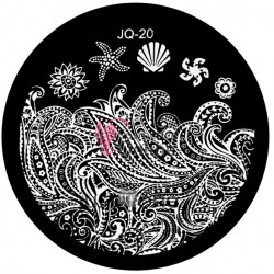 Matrita de Unghii din metal rotunda 5,5cm JQ20